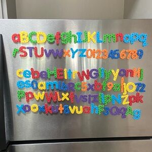 Colorful Alphabet and Number Magnets